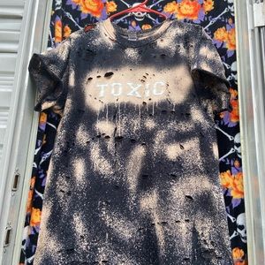 Toxic distressed tshirt